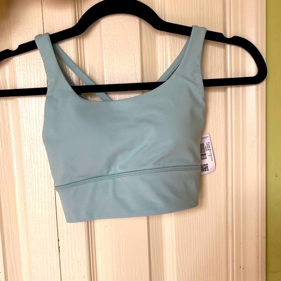 Lululemon Energy Bra Long Line: Hazy Jade, Size 2 - Picture 5 of 8